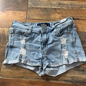 Hollister Light Wash Jean Shorts